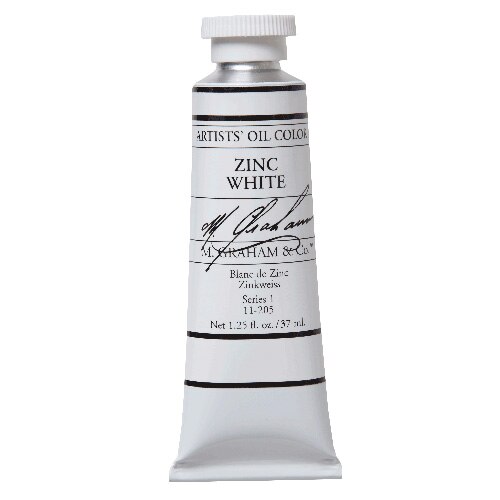 M. Graham & Co., Artists', Oil Paint, 1.25oz, Zinc White